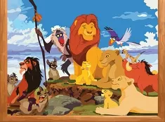 Animal Games, King Pride Puzzle, Games-kids.com