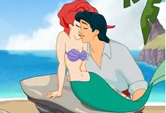 Little Mermaid Games, Kiss Little Mermaid, Games-kids.com