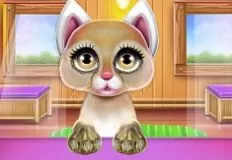 Animal Games, Kitty Ballerina Care and Dress Up, Games-kids.com