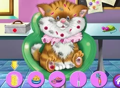 Animal Games, Kitty Hospital Caring, Games-kids.com