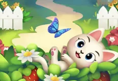 Puzzle Games, Kitty Match, Games-kids.com