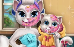 Talking Friends Games, Kitty Mommy Real Makeover, Games-kids.com