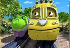 Chuggington Games, Koko and Mtambo Puzzle, Games-kids.com