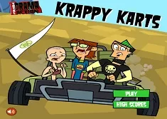 Total Drama Games, Krappy Karts, Games-kids.com