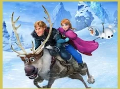 Frozen  Games, Kristoff and Anna Puzzle, Games-kids.com