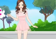 Girl Games, Lace Girl Dress, Games-kids.com