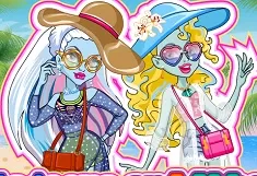 Monster High Games, Lagoona and Abbey Spring Break, Games-kids.com