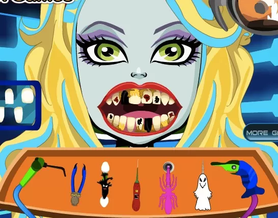 Monster High Games, Lagoona Blue Dental Care, Games-kids.com