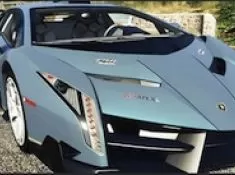 Cars Games, Lamborghini Veneno Puzzle, Games-kids.com