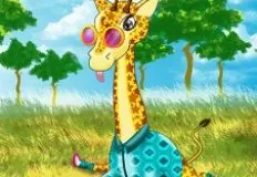 Animal Games, Lazy Giraffe, Games-kids.com