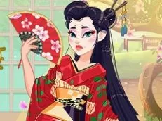 Dress Up Games, Legendary Fashion Japanese Geisha, Games-kids.com