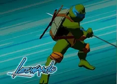 Teenage Mutant Ninja Turtle Games, Leonardo Puzzle, Games-kids.com