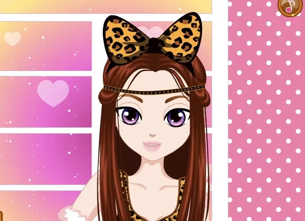 Dress Up Games, Leopard Girl, Games-kids.com