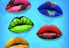 Makeover  Games, Lip Art, Games-kids.com