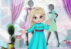 Frozen  Games, Little Elsa Christmas Look, Games-kids.com