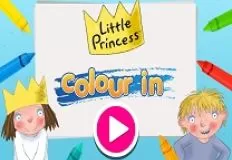 Princess Games, Little Princess Colour In, Games-kids.com