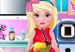 Doctor Games, Little Princess Stomach Pain, Games-kids.com