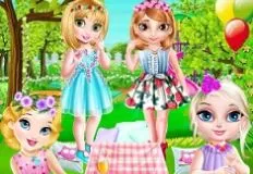 Princess Games, Little Princesses Park Party, Games-kids.com