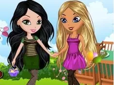 Girl Games, Lora and Sonia Dress Up, Games-kids.com
