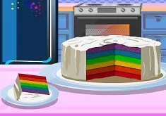 Cooking Games, Love Rainbow Cake, Games-kids.com