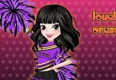 Girl Games, Lovely Cheerleader Dress Up, Games-kids.com