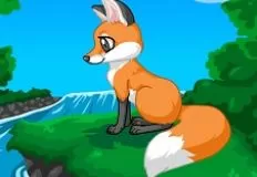 Animal Games, Lovely Fox, Games-kids.com