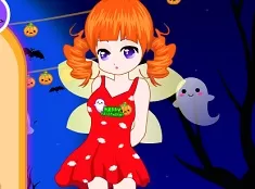 Girl Games, Lovely Halloween Girl, Games-kids.com