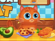 Animal Games, Lovely Virtual Cat , Games-kids.com