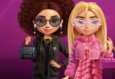 Dress Up Games, Lovie Chics Black vs Pink Style, Games-kids.com