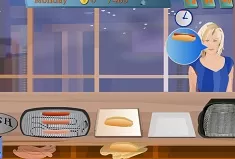 Cooking Games, Machmux Hotdog Shop, Games-kids.com