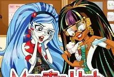 Monster High Games, Mad Science Lab Cleo and Ghoulia, Games-kids.com