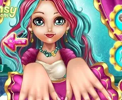 Ever After High Games, Madeline Hatter Spa Manicure, Games-kids.com