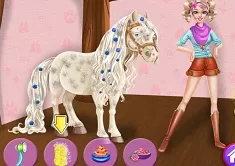 Barbie Games, Magic Horse Caring, Games-kids.com