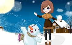 Girl Games, Make a Snowman, Games-kids.com