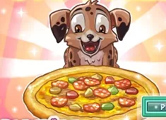 Cooking Games, Make Puppy Pizza, Games-kids.com