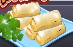 Cooking Games, Make Spring Rolls, Games-kids.com