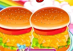 Cooking Games, Make Sunshine Burgers, Games-kids.com