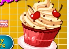 Cooking Games, Make Sweet Vanilla Cupcakes, Games-kids.com