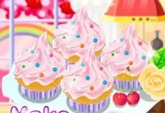 Cooking Games, Make Vanilla Cupcakes, Games-kids.com