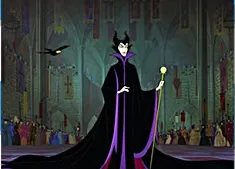 Maleficent Games, Maleficent and Crow Puzzle, Games-kids.com