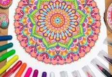 Coloring Games, Mandala Pages, Games-kids.com