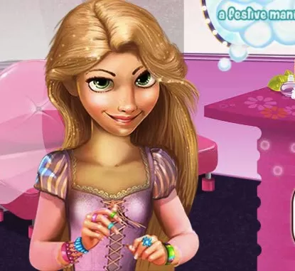 Rapunzel Games, Manichure for Rapunzel, Games-kids.com