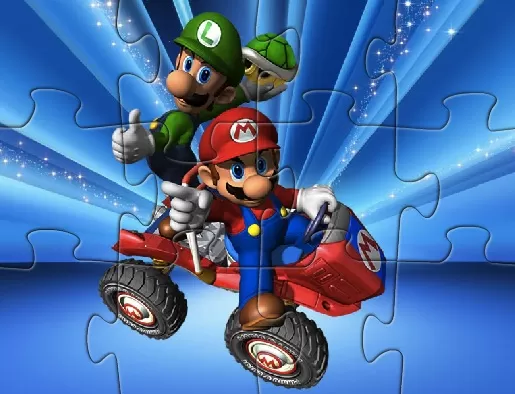 Mario Games, Mario and Luigi Puzzle, Games-kids.com