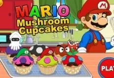 Mario Games, Mario Mushroom Cupcake, Games-kids.com