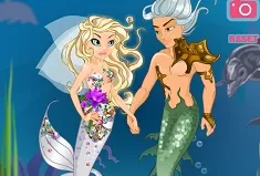 Mermaid Games, Marry me Under the Sea, Games-kids.com