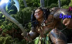 Moana Games, Maui Spin Puzzle, Games-kids.com