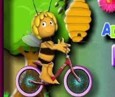 Maya the Bee Games, Maya Bike Adventure, Games-kids.com