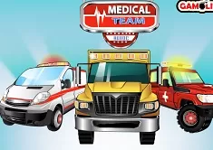 Cars Games, Medical Team, Games-kids.com