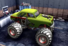 Racing Games, Mega Ramp Monster Truck Race, Games-kids.com