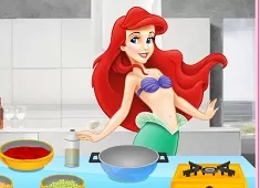 Little Mermaid Games, Melbourne Soup by Ariel, Games-kids.com